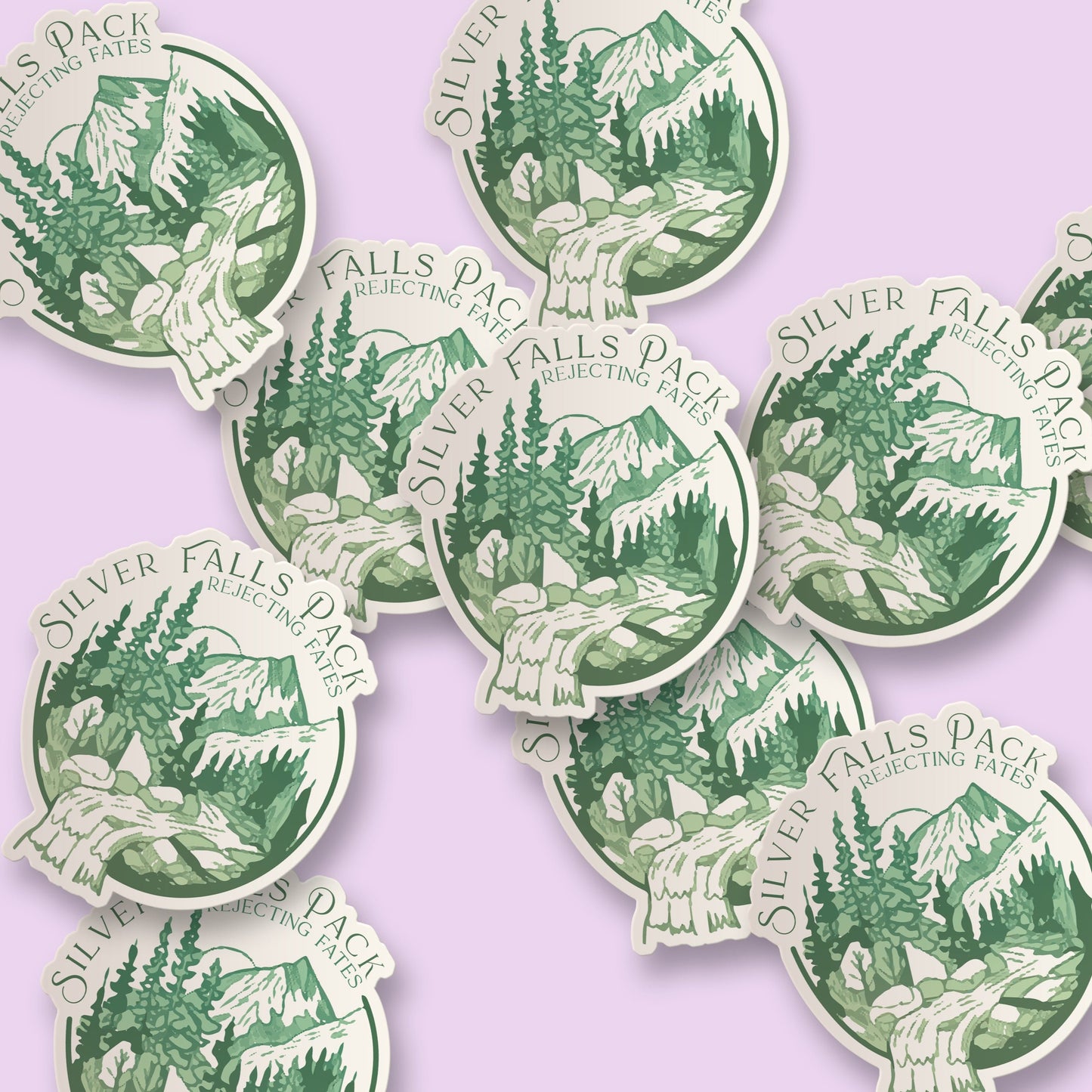 Silver Falls Pack Sticker