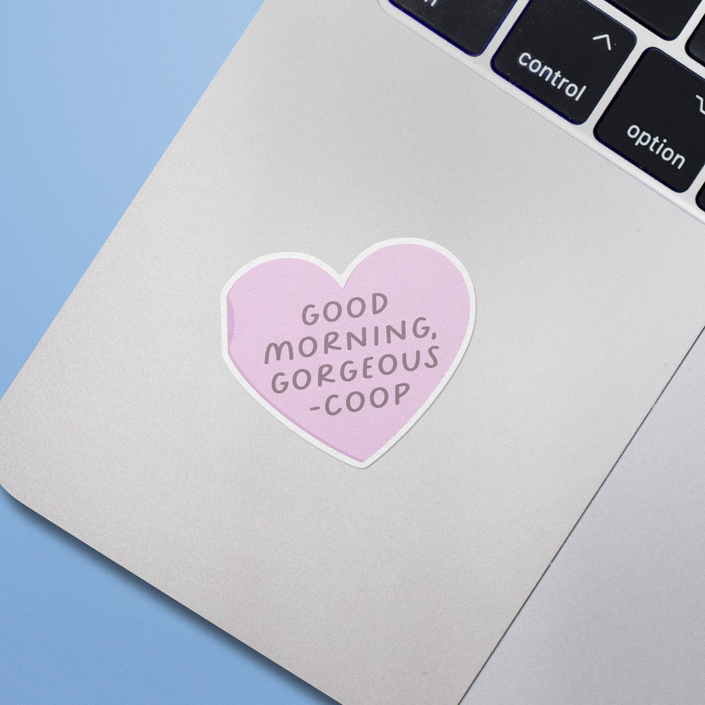 Good Morning Gorgeous Heart Note Sticker