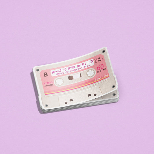 Tatum's Hype Playlist Mixtape Sticker