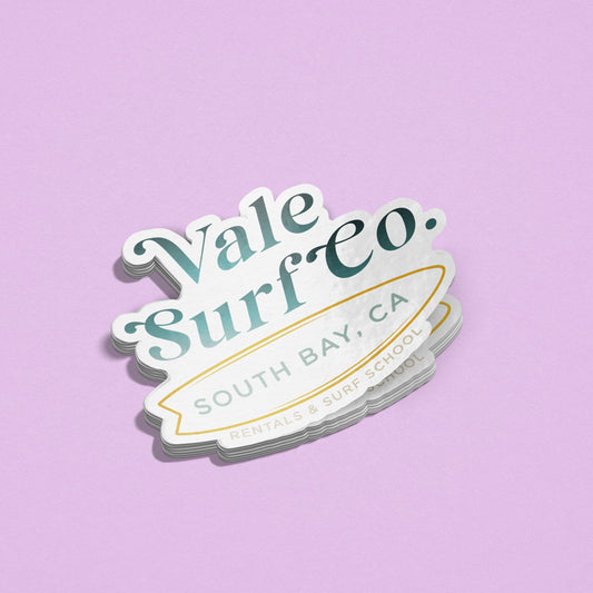 Vale Surf Co Sticker