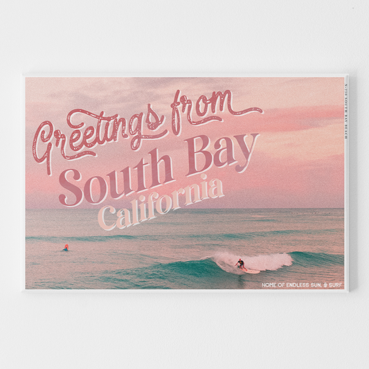 Summer in South Bay Postcard