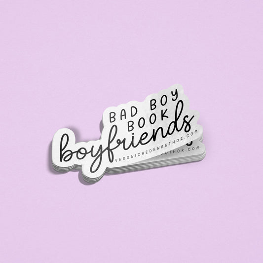 Bad Boy Book Boyfriends Sticker