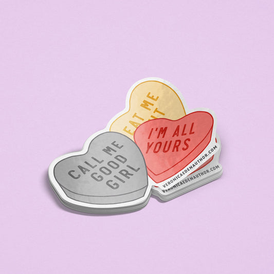 Good Girl Candy Hearts Sticker