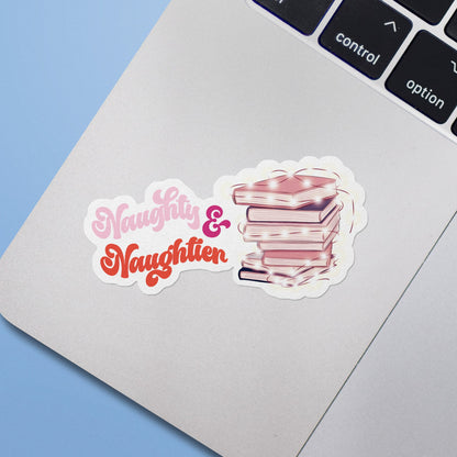 Naughty & Naughtier Bookstack Sticker