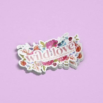 Wild Love Floral Sticker