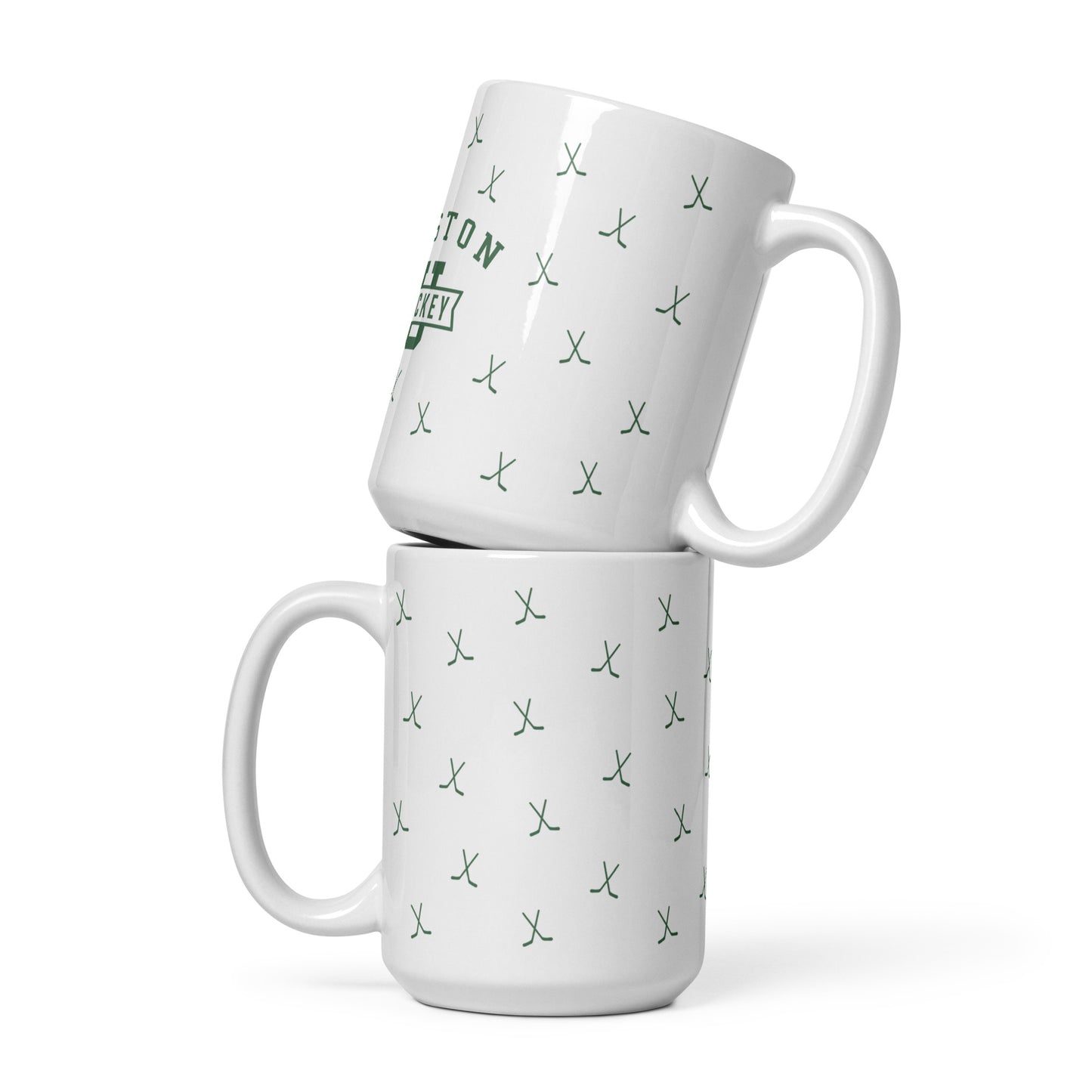 Green Heston U Hockey Mug